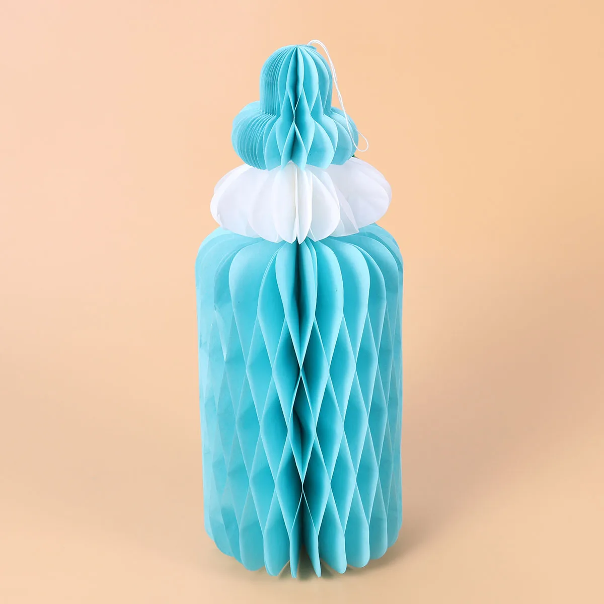 

3Pcs Paper Honeycomb Balls Milk Bottle Birthday Party Baby Shower Wedding Decoration Supplies Paper Honeycomb Ball