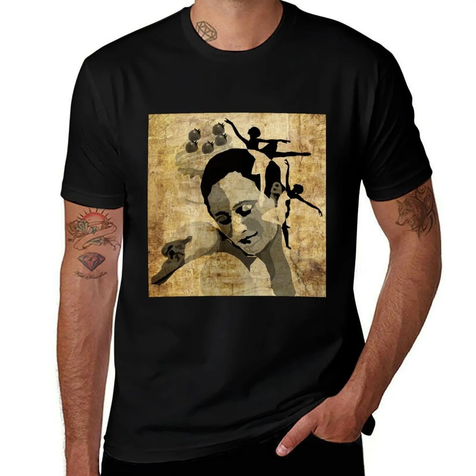 Anna Pavlova vintage T-Shirt Fashion Letter Print T-Shirt