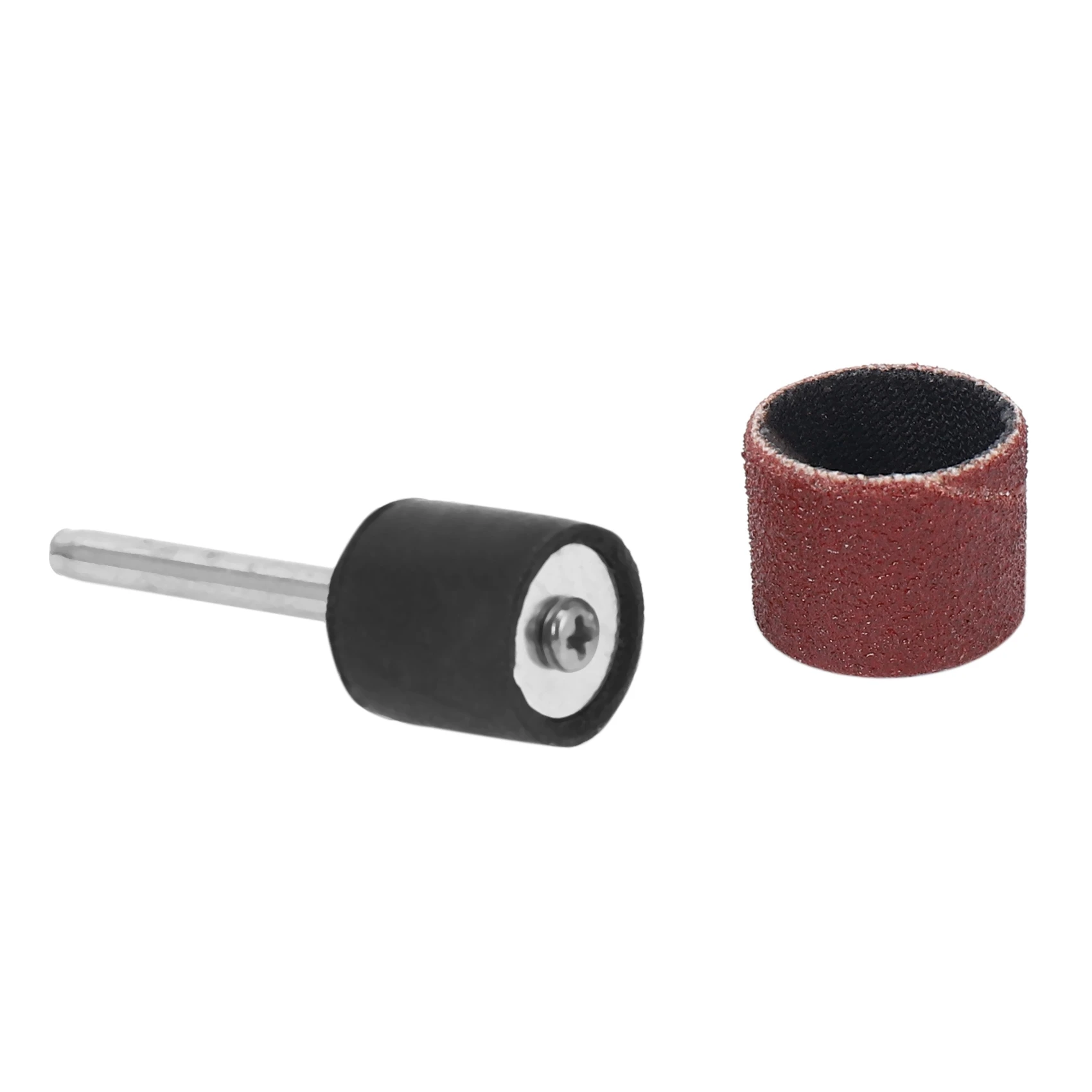 ABKJ-200Pc 1/2 Inch Sanding Bands Kit With 4 Sanding Drum Mandrel For DREMEL Rotary Tools