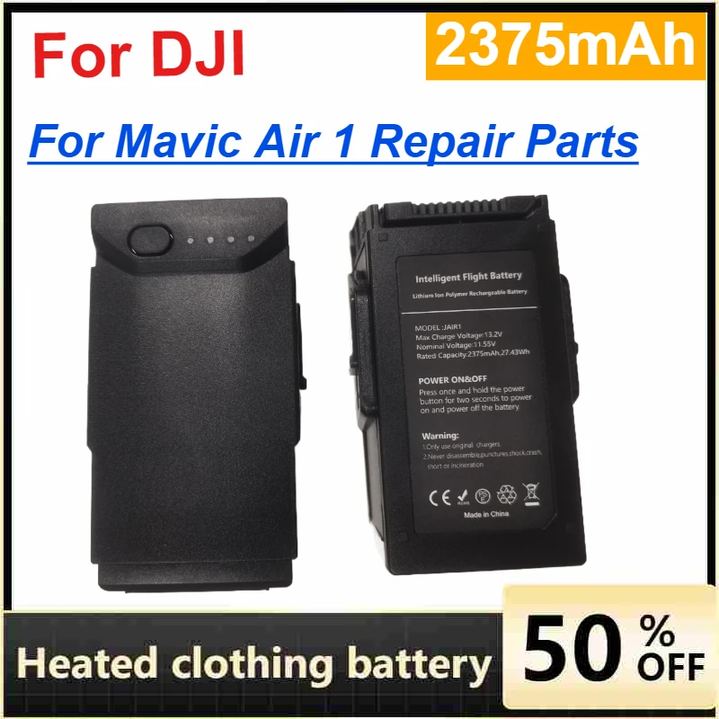 

2375mAh Drone Battery For DJI Mavic Air 1 Repair Parts For Mavic Air Accessories 11.55V Intelligent Flight Batteries