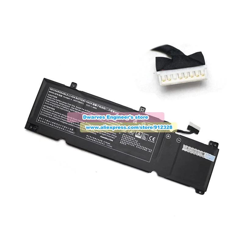 Original 15.2V 3175mAh 49Wh Battery NV40BAT-4 NV40BAT-4-49 For Schenker XMG Core 14 For Thunderobot IGER S1