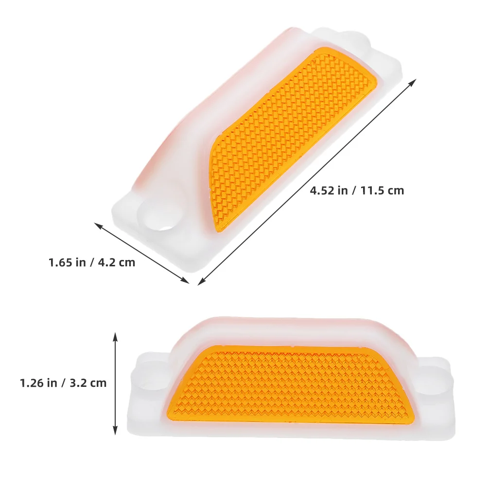 3pcs Garage Guidance Markers Reflective Road Studs For Driveway Highway Traffic Safety Emergency Pavement Reflectors