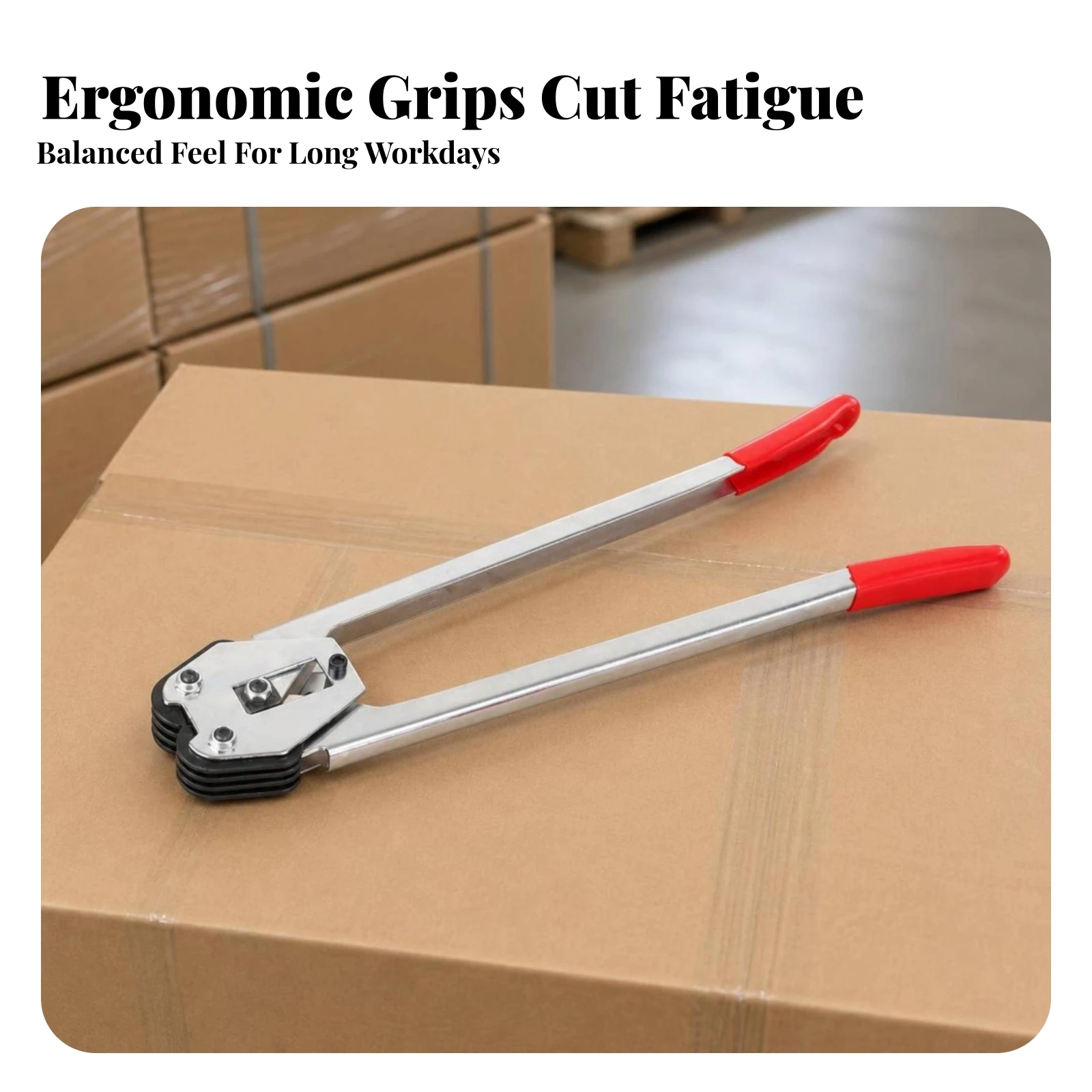 PET Plastic Strapping Tool Compact Manual Strapping Tool Lightweight Efficient for Packers, Packaging Stations
