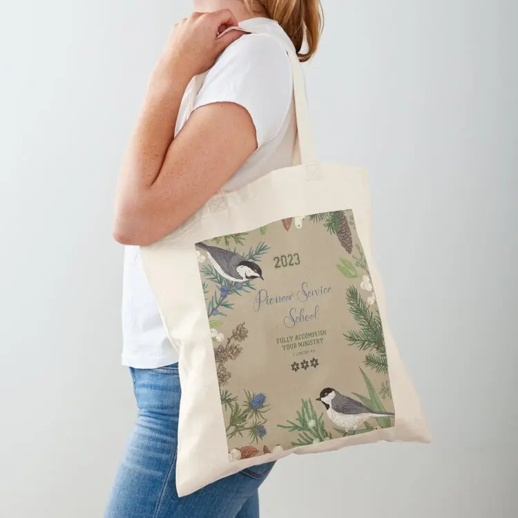 

PIONEER SERVICE SCHOOL 2023 Spiral Notebook Tote Bag Gift bags reusable grocery bags tote bag university