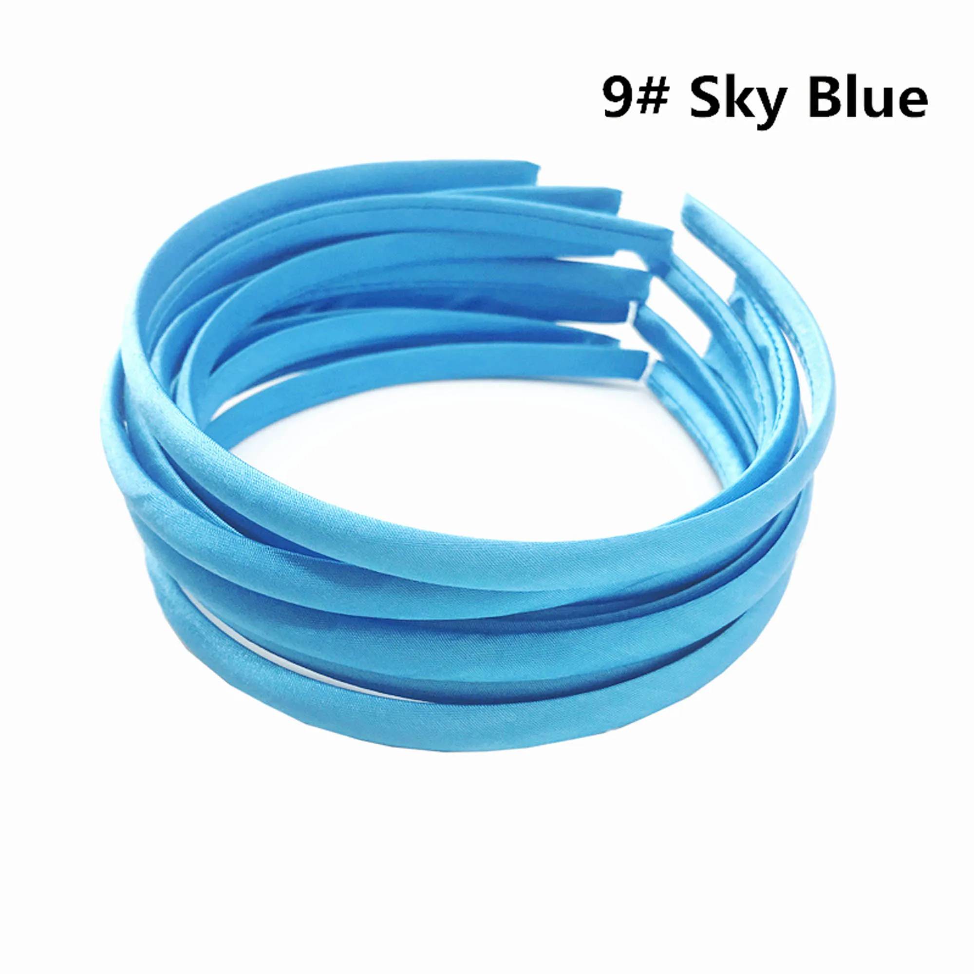 10 Stück/30 Stück mit Stoff überzogenes Haarband, 1 cm, Bonbonfarben, Harz-Stirnband, Mädchen-Haarband für DIY-Kopfbedeckungen, Boutique-Geschenke – Detail 12