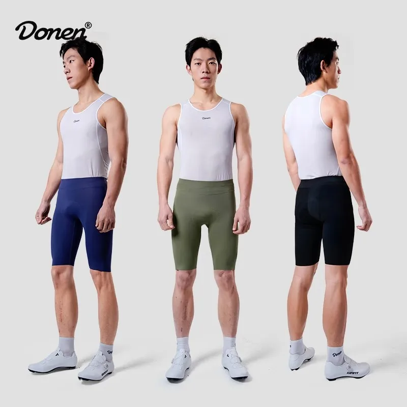 

Велосипедные шорты DONEN с высокой талией, дышащие, высокоэластичные, амортизирующие, летние мужские шорты для горного велосипеда, одежда для велоспорта