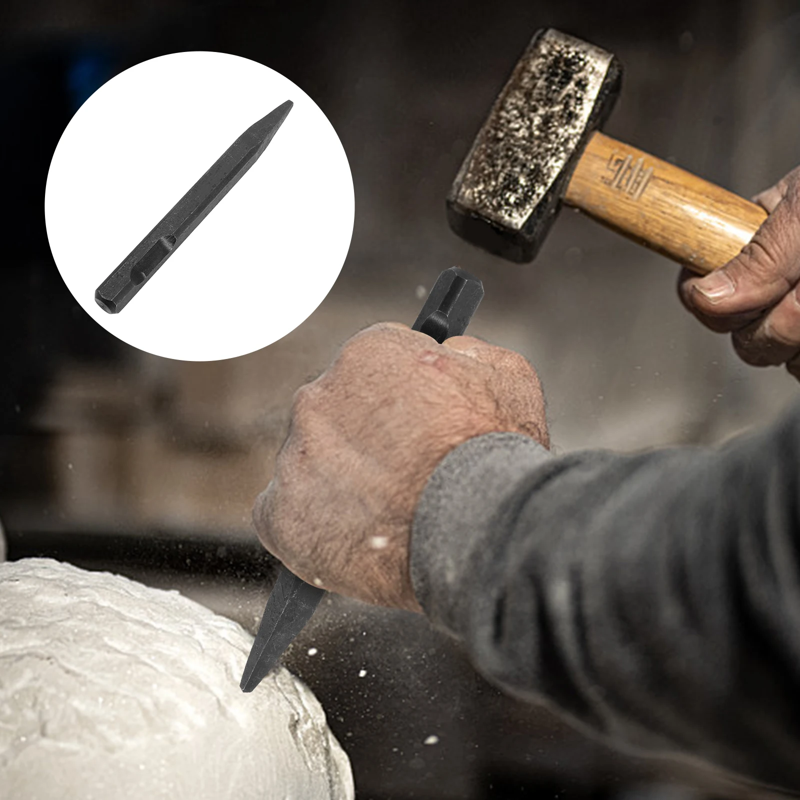 

Pneumatic Chisel Pneumatic Chisel Steel Forging High Hardness Wall Brick Cement Impact Bit Replacement