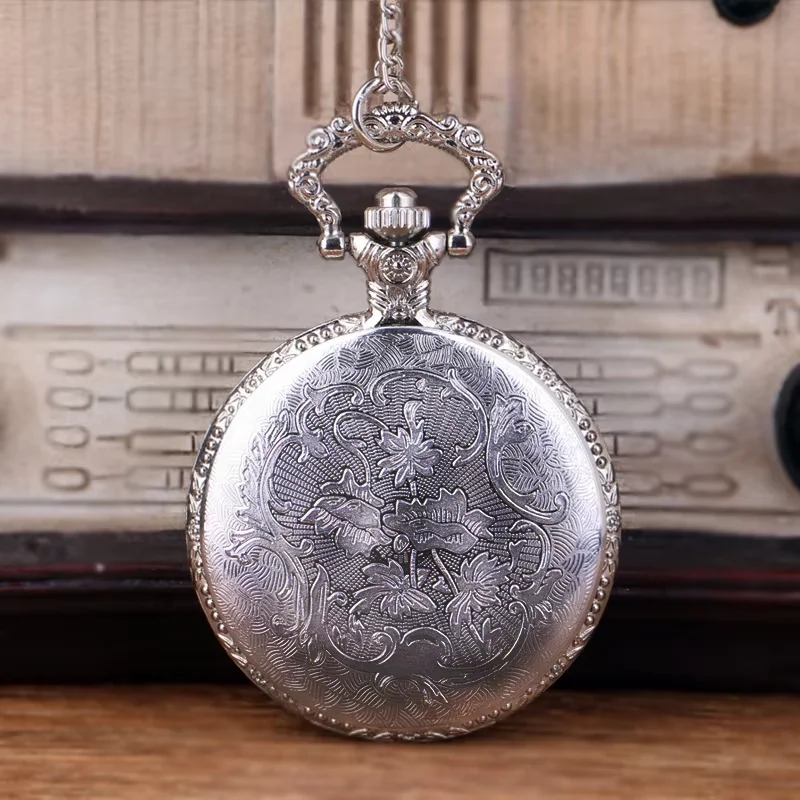 2000 course vapeur Train montre de poche chaîne siliver et métal doré robe décontracté hommes femmes Fob montre Antique mode