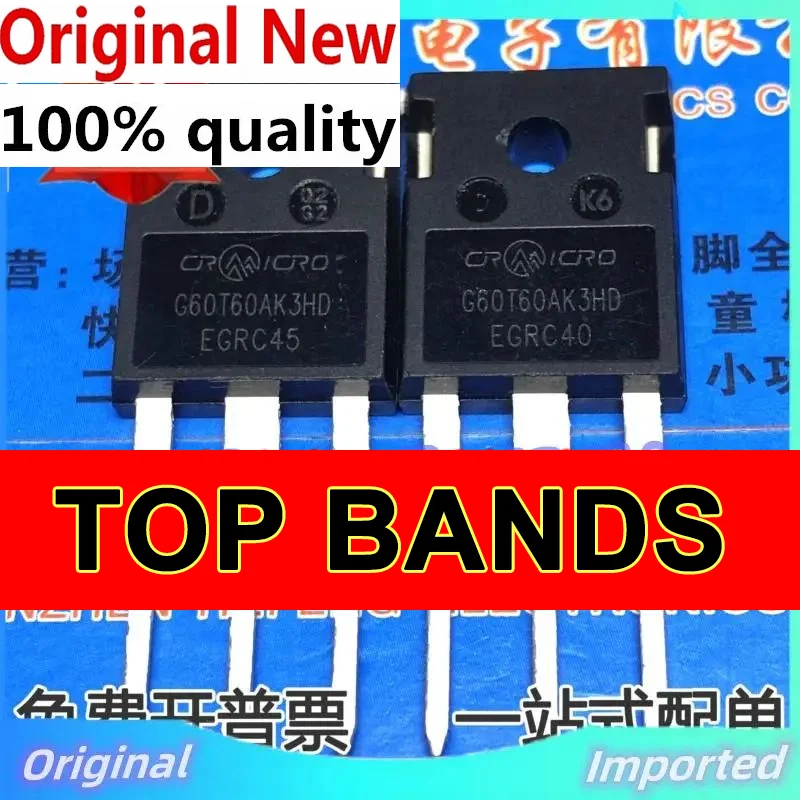 

10PCS-30PCS G60T60AK3HD TO-247 IGBT 60A600V Imported Original Best Quality IC Chipset