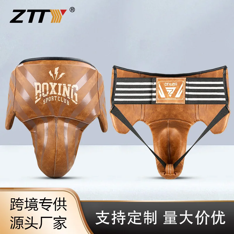 

ZTTY бокс защита промежности из микрофибры для взрослых Санда тхэквондо борьба боевое обучение мужчины и женщины защита Инь утолщенный