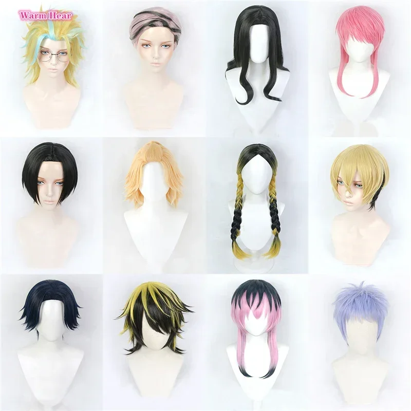 New 2025 High Quality Anime Tokyo Revengers Rindo Cosplay Wig Haitani Ran Matsuno Chifuyu Sano Manjiro Hanemiya Kaz 96ly