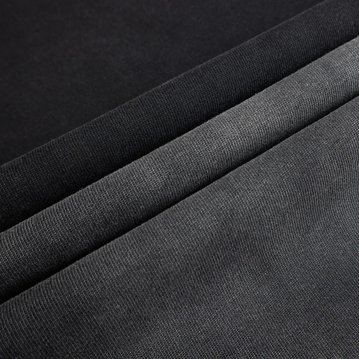 Spring and Summer New Style Trendy American T-Shirts Long Sleeved Retro Gradient Fake Two-piece Lapel Top