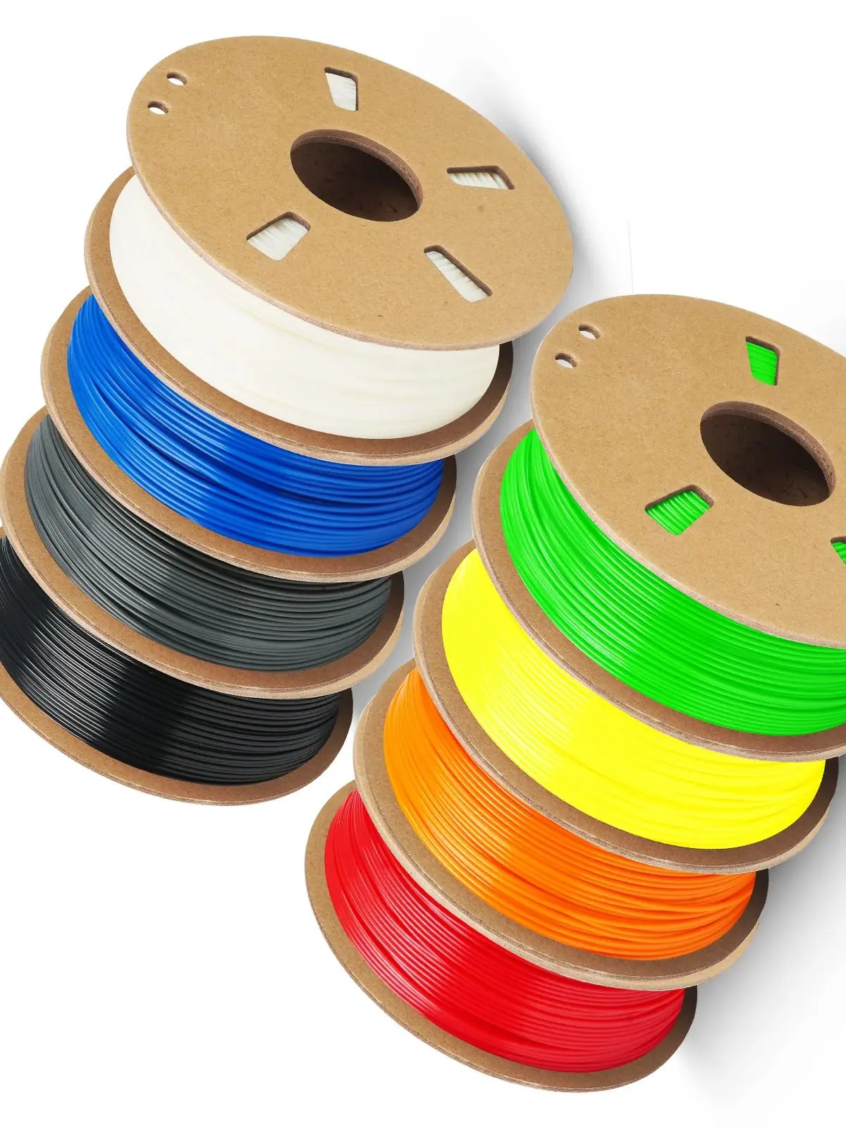 Filament JAYO PLA Plus 5KG do drukarki 3D, PLA+ 1.75MM, 5 rolek, różne kolory do wyboru, schludnie nawinięty, do drukarki 3D. — zdjęcie produktu 7