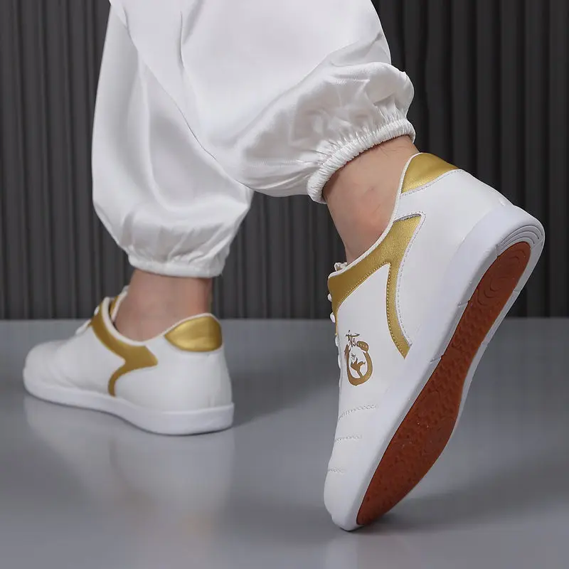 

Taiji shoes men's new sports martial arts shoes men's women's cowhide sole leather sneakers