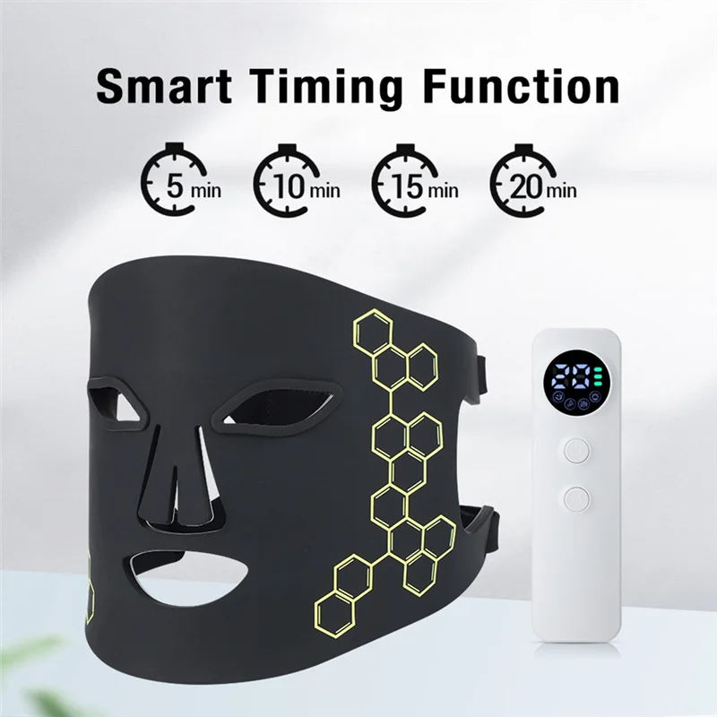 A20M LED Photon Beauty Mask Instrument IPL Rejuvenation Lightens Fine Lines Brighten Skin Tone Soft And Skin-Friendly