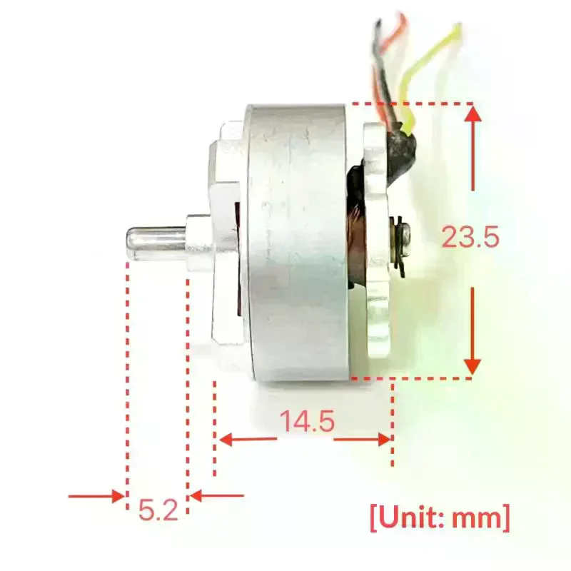 1Pcs 23.5mm 2S-3S 3-phase Used 1700KV Mini 1806 Micro Brushless Motor High Speed For RC Drone FPV Quadcopter Aircraft Engine