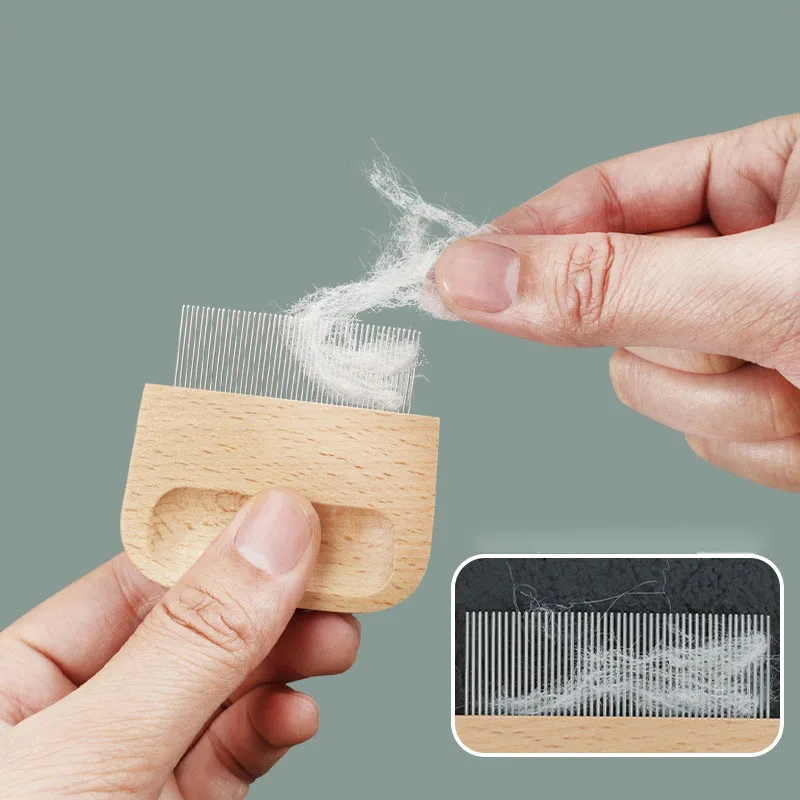 Peine antipulgas de acero inoxidable para perros y gatos - imagen 2
