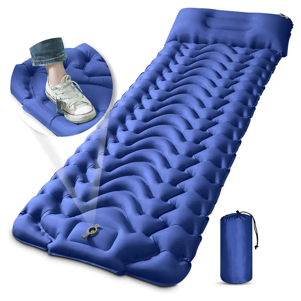 

Self-Inflating Outdoor Camping Mat with Pillow Convenient Outdoor Inflatable Sleeping Mat