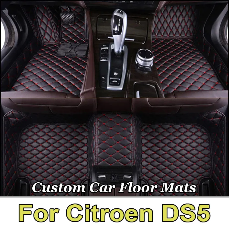 

Car Floor Mats For Citroen DS5 2018 2017 2016 2015 2014 2013 Carpets Custom Styling Auto Interior Accessories Foot Pads Covers