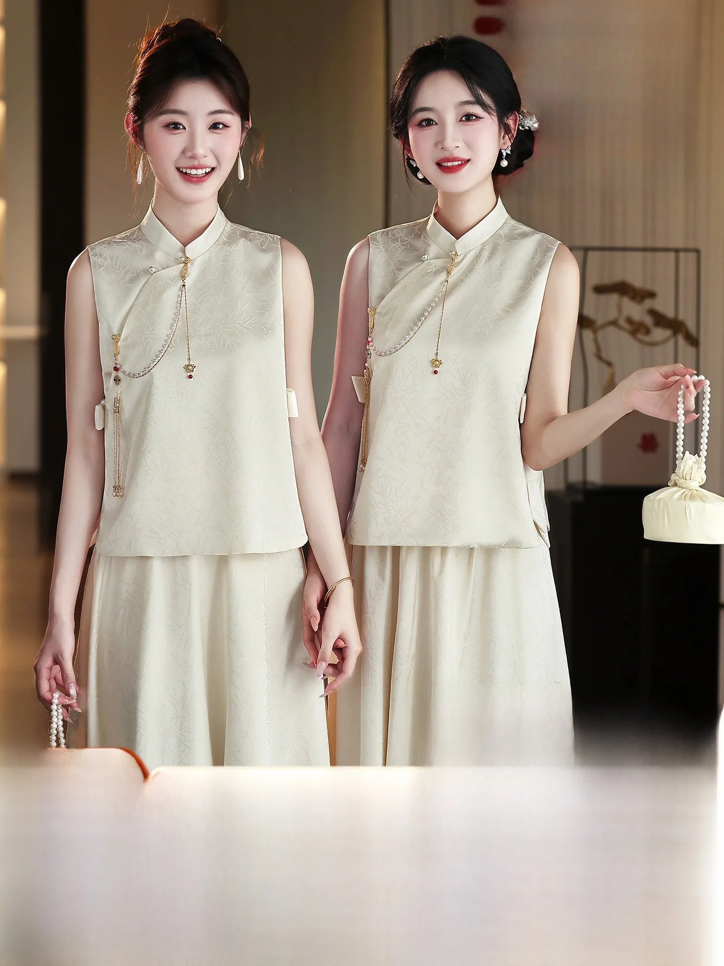 

Платья для подружек невесты: Новинка лета, высокое качество, красивые, больших размеров, повседневные, в китайском стиле, с длинным рукавом, длинное платье