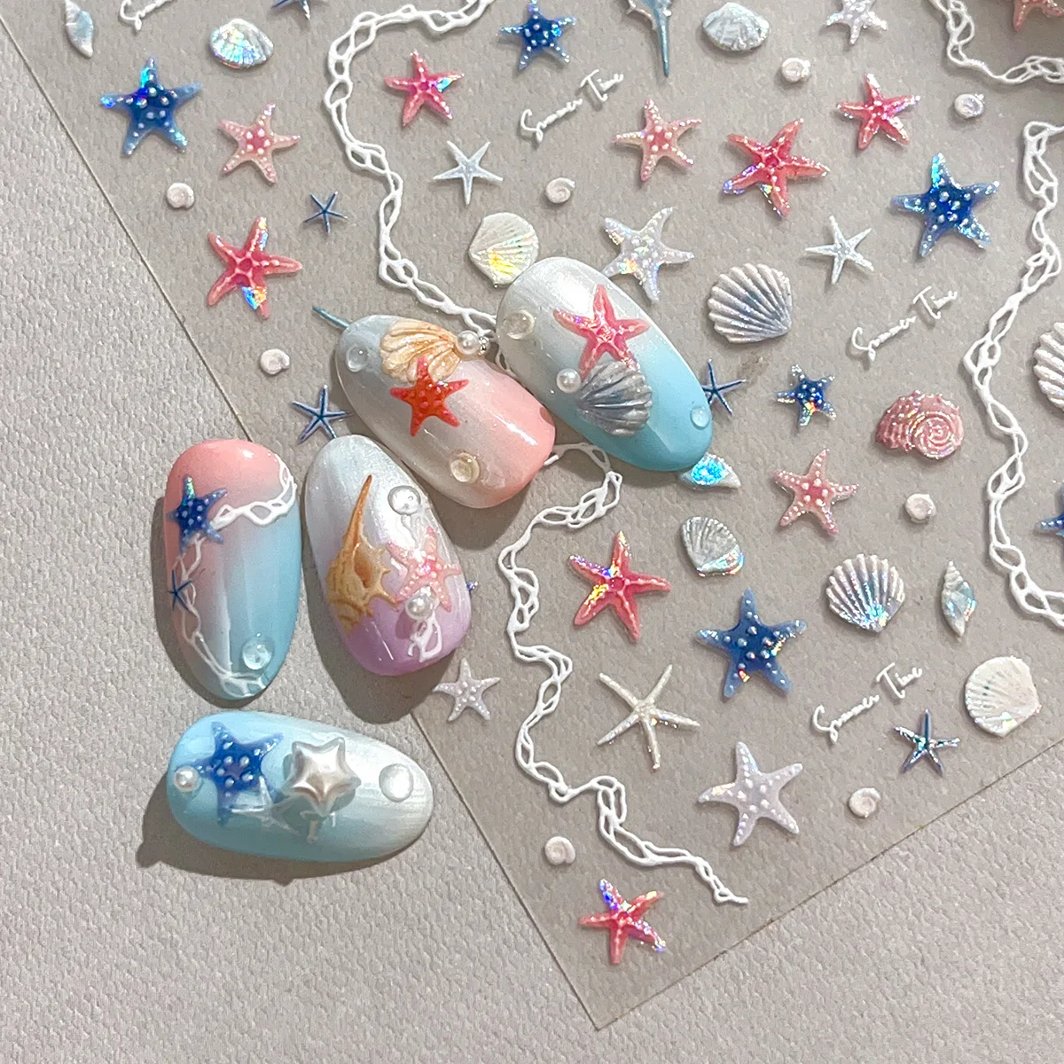 Stiker Kuku Cangkang Bintang L - Nail Art Zelda ulasan dan harga