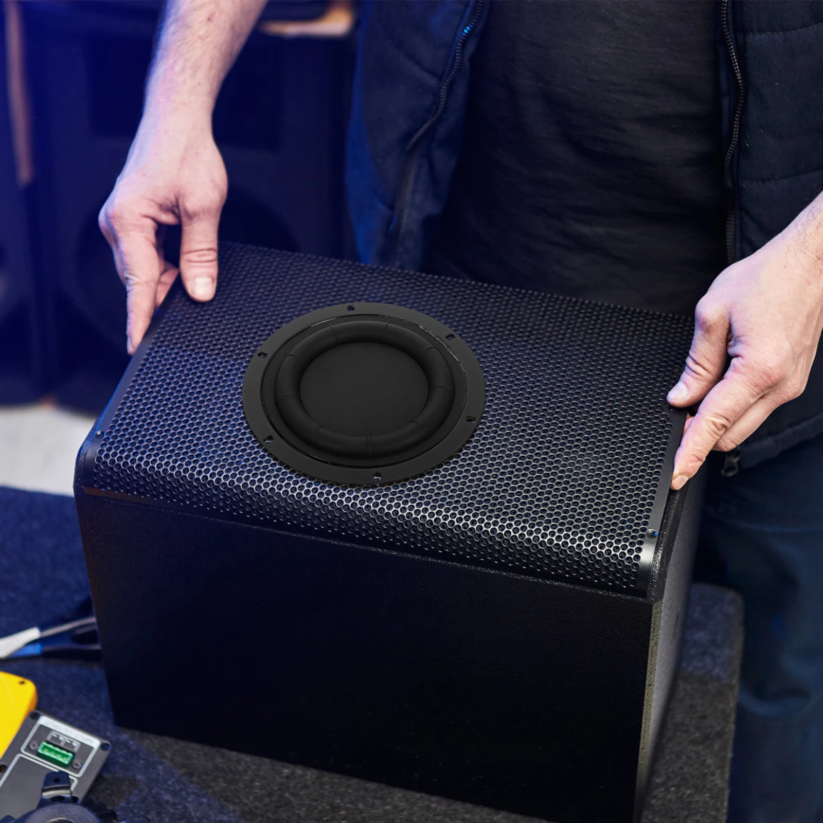 

6.5Inch Speaker Vibration Plate Sturdy Bass Radiator Diaphragm Durable Subwoofer Vibration Membrane For Loudspeaker Universal