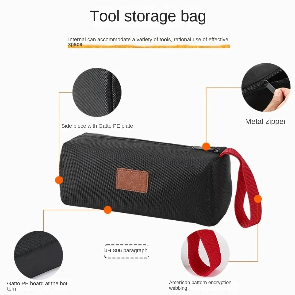 Sac à outils de quincaillerie multifonctionnel de grande capacité, sac à outils d'électricien durable, sac de rangement d'outils étanche pour la maison, nouveau