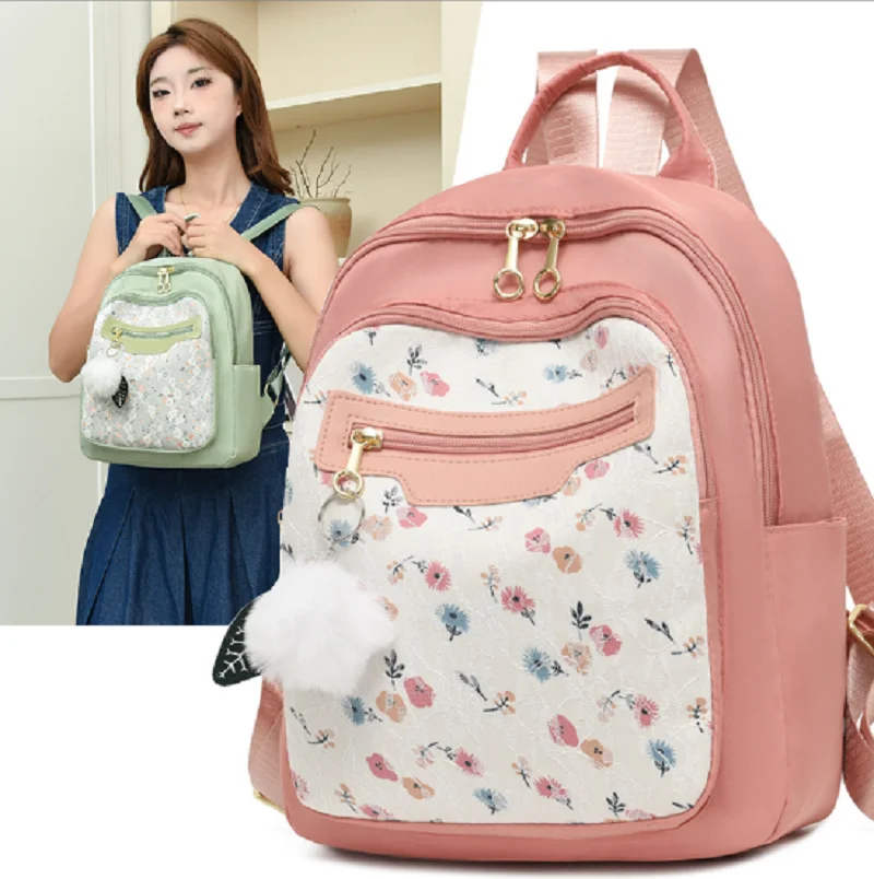 

New Women's High Quality Waterproof Oxford Travel Backpacks Korean Fashion Large Capacity Shoulder Bags Totes School Bag