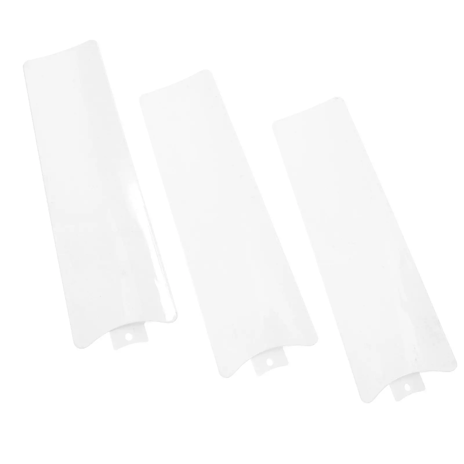 3 Pcs Desk Fan Weatherproof Blades Replacement White Standing Pedestal Repair Part Ceiling