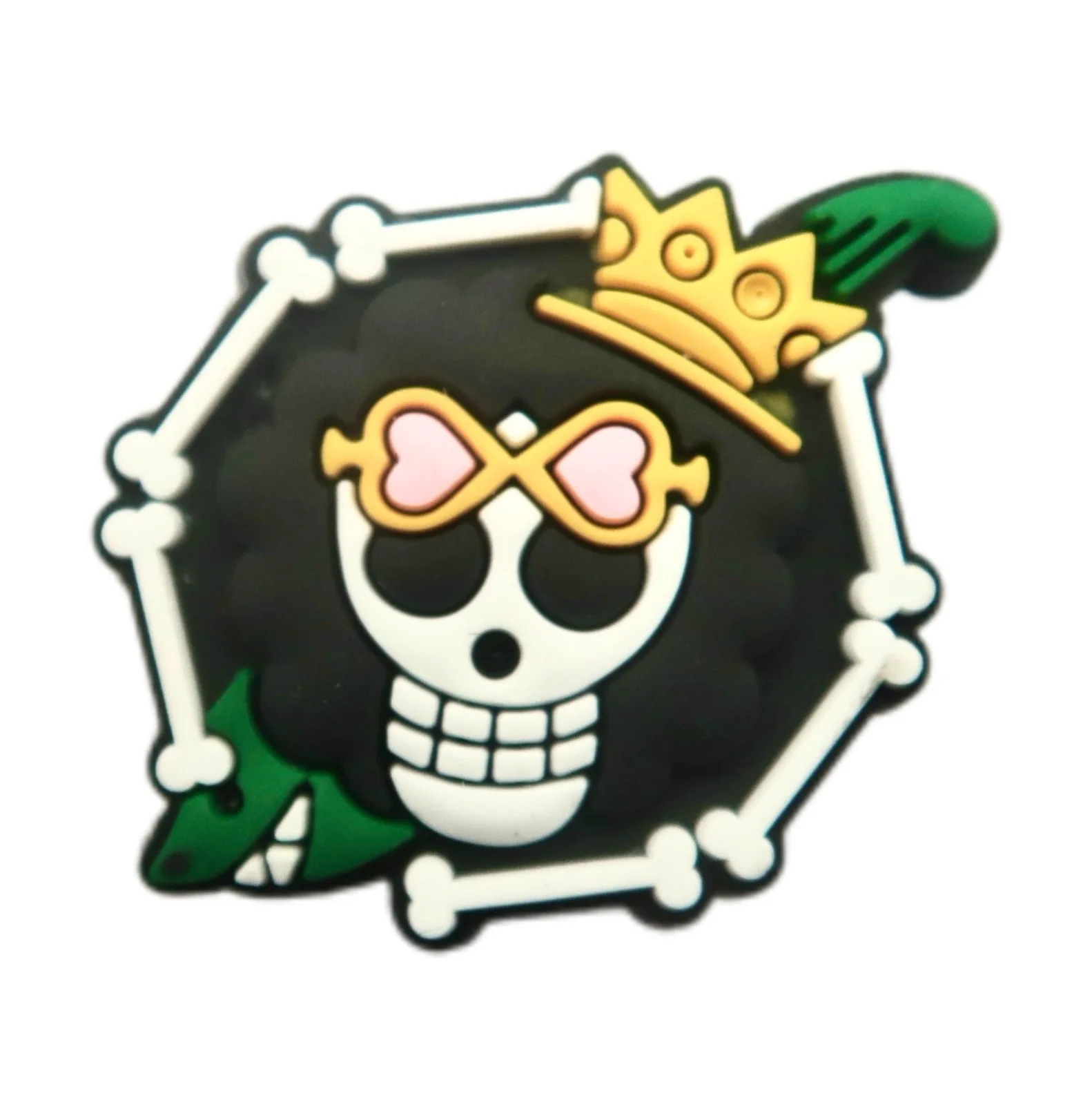 16-teiliges Cartoon-Piratenschädel PVC-Schuhcharms-Set, Wasserdicht, Abnehmbar, Gartenschuh-Deko, Anime-Muster, DIY-Zubehör – Detail 6