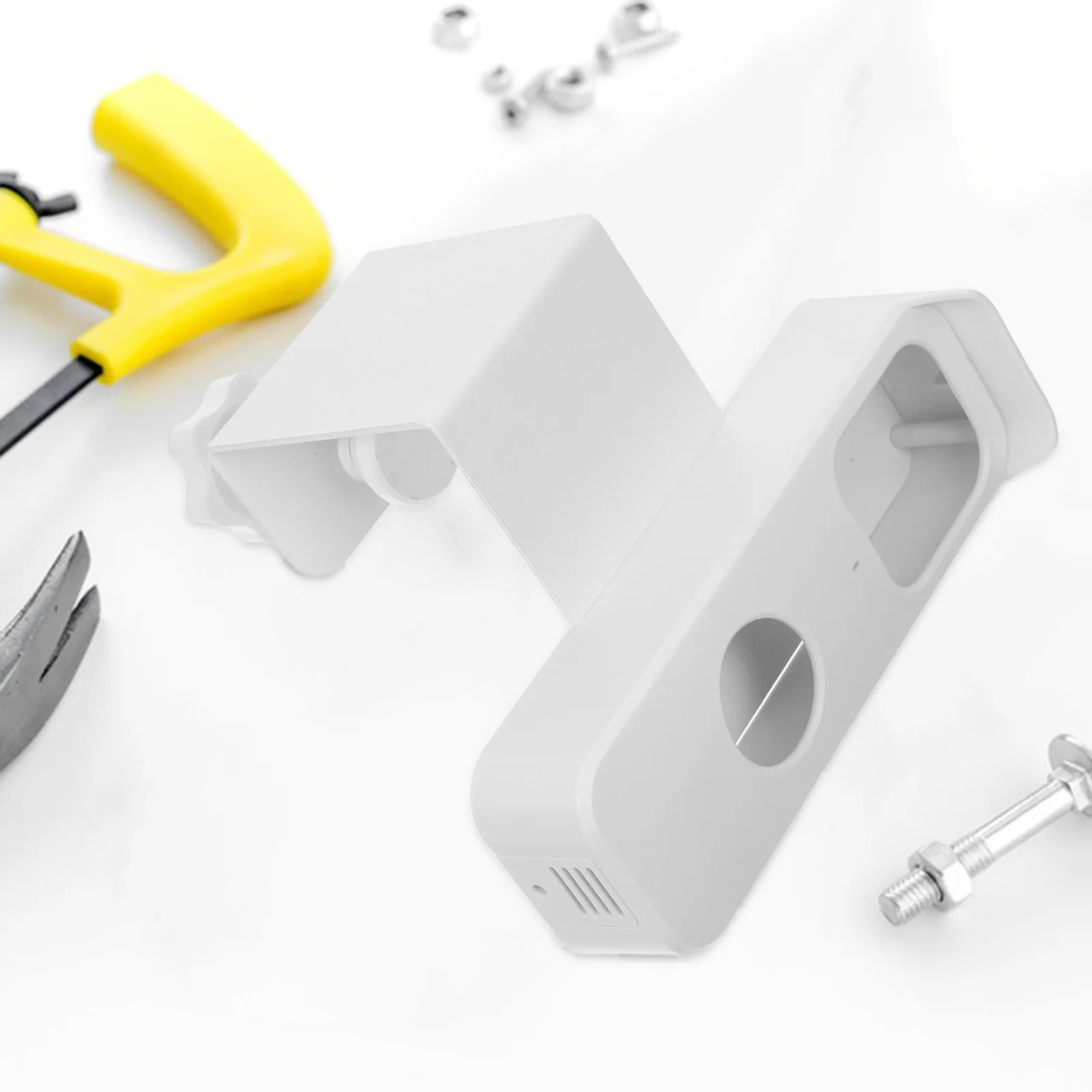 Anti-diefstal deurbelhouder, zonder boren, regenbestendig ontwerp voor buitengebruik, weerbestendige deurbelbeugel voor huisbeveiliging, eenvoudige installatie