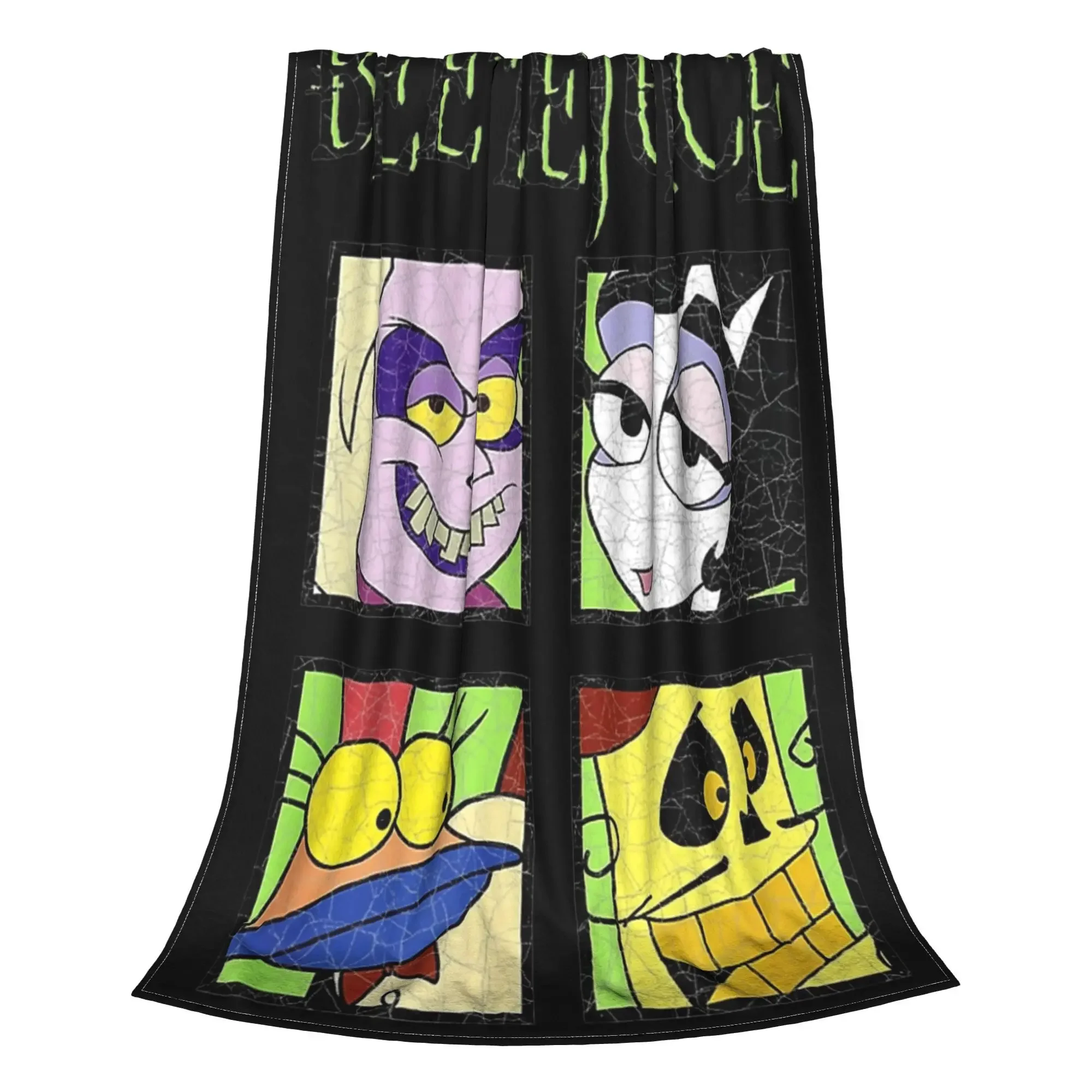 

B-Beetlejuice Horror Movie Blanket Super Soft Warm Throw Blankets for Sofa 50x60 Inch Multi-size Bedspread