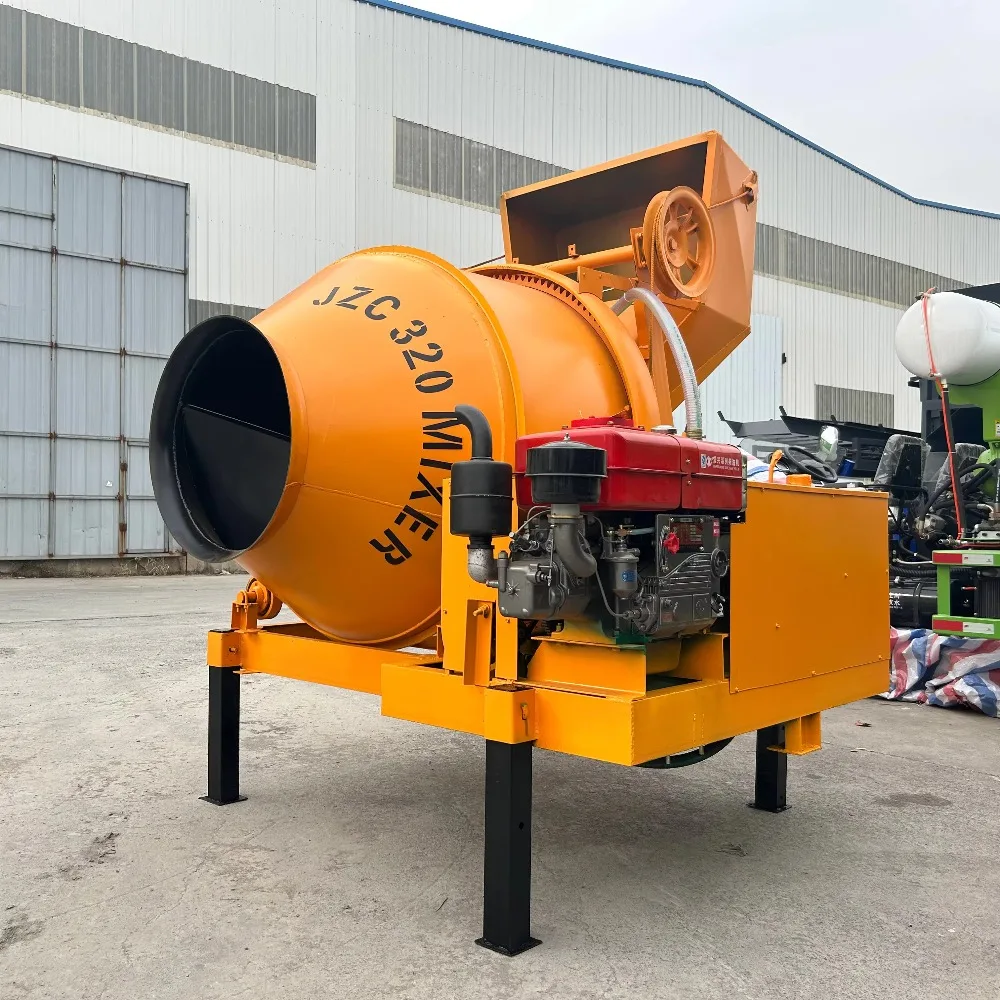 Factory Supply Diesel Electric Concrete Mixer Machine Single Phase Motor Self Loading Cement Mixer Sino Mini Dumper Wholesale