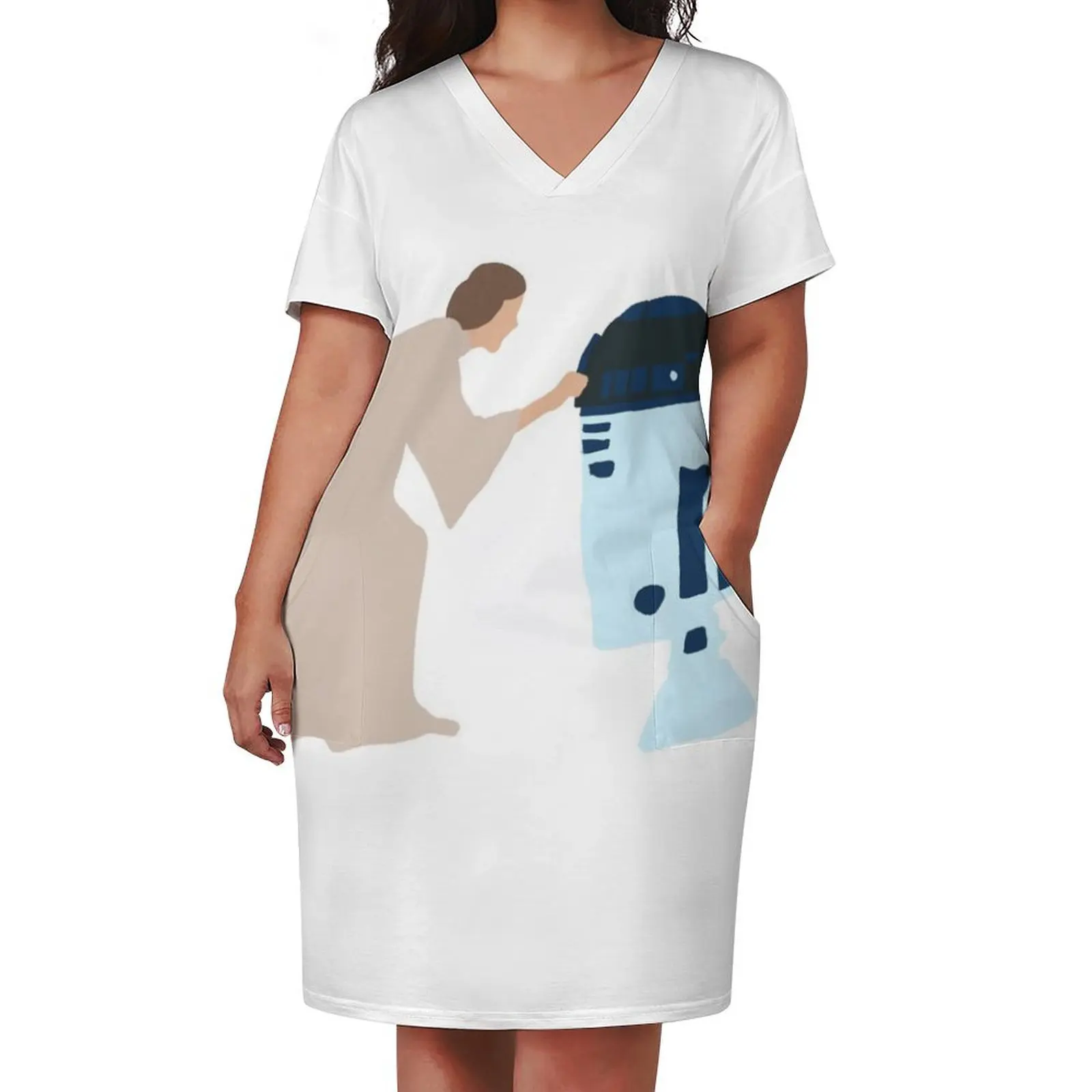 you're my only hope Loose Pocket Dress Female dress Woman's evening dress for woman evening ladies