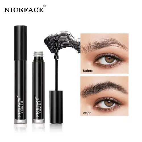 Imagen 2 del producto Gel para cejas transparente marrón, jabón para cejas con cera, tinte de 4 colores, potenciador de cejas, jabón de maquillaje Natural, maquillaje para esculpir cejas para mujeres