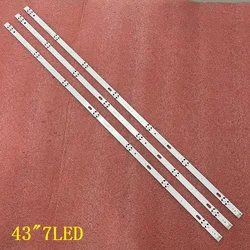 LED strip(3)For TV 43LK5100 43UJ639V 43UJ631V 43LJ5500 43UJ6300 43UJ634V 43LJ624V 43LJ510V 43LJ541V 43LJ5150 43LH515V 43LJ614V