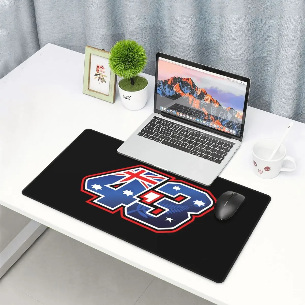 Large Mouse Pad Jack Miller Number Australia Gamer PC Laptop Mats Keyboard Carpet Computer Gaming Office Accessories Desk Mat