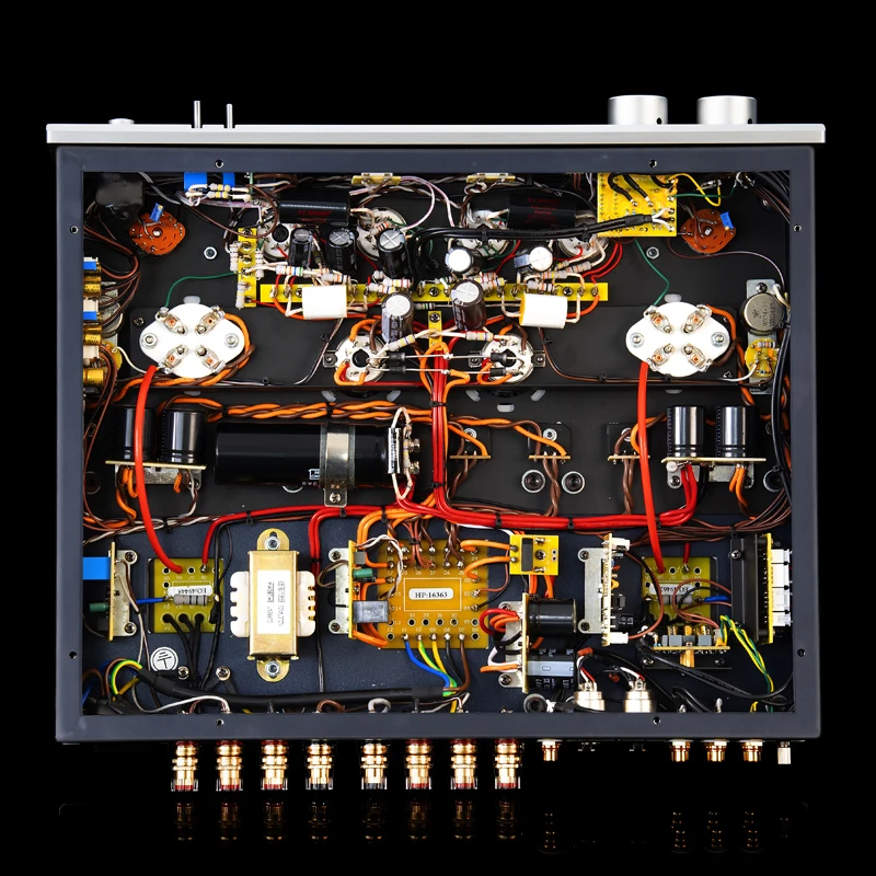 MUZISHARE X9 Professioneller High-End-Transistor-Leistungsverstärker 6SN7*2 6SL7*2 274B*2 300B*2 Haushaltsempfänger und Verstärker
