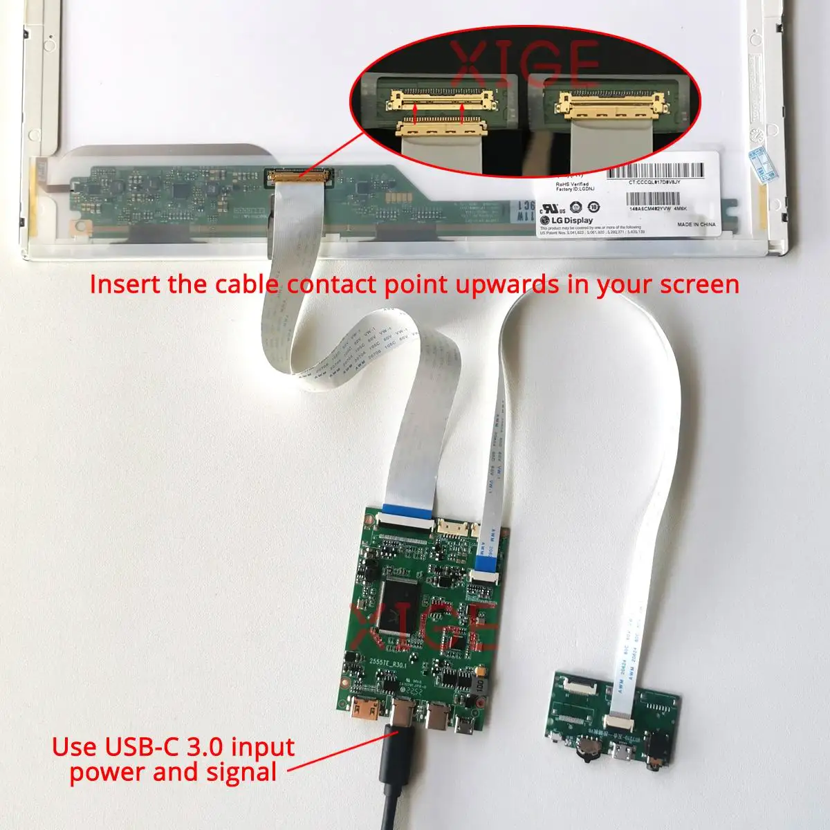 عدة لتقوم بها بنفسك ل B156XTK01.0 B156XTT01.1 HDMI-Mini 2 TYPEC 15.6 "1366x768 40 Pin EDP شاشة الكمبيوتر المحمول LCD لوحة تحكم السائق