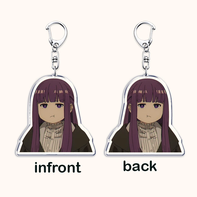 شعبية أنيمي فريرين بيوند رحلات نهاية سلاسل المفاتيح للملحقات حقيبة هيميل هيتر فتاة Keyrings مجوهرات المشجعين الأصدقاء الهدايا