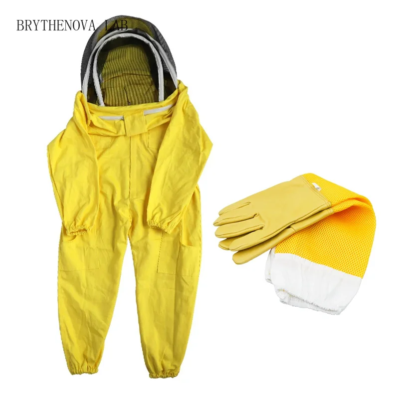 set-completo-tuta-anti-ape-traspirante-per-bambini-abbigliamento-per-pratica-apicoltura-attrezzatura-e-guanti-per-apicoltura