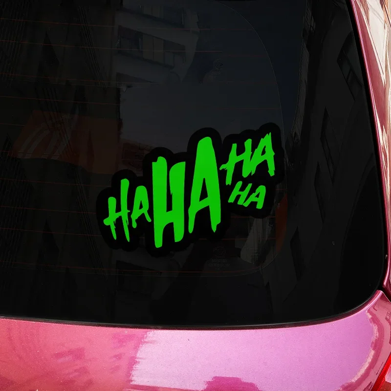 HAHAHA Durable Graffiti Waterproof Vinyl Sticker Decal Car Window Motorcycle Helmet Laptop Tank Fairing Exterior Styling Decal