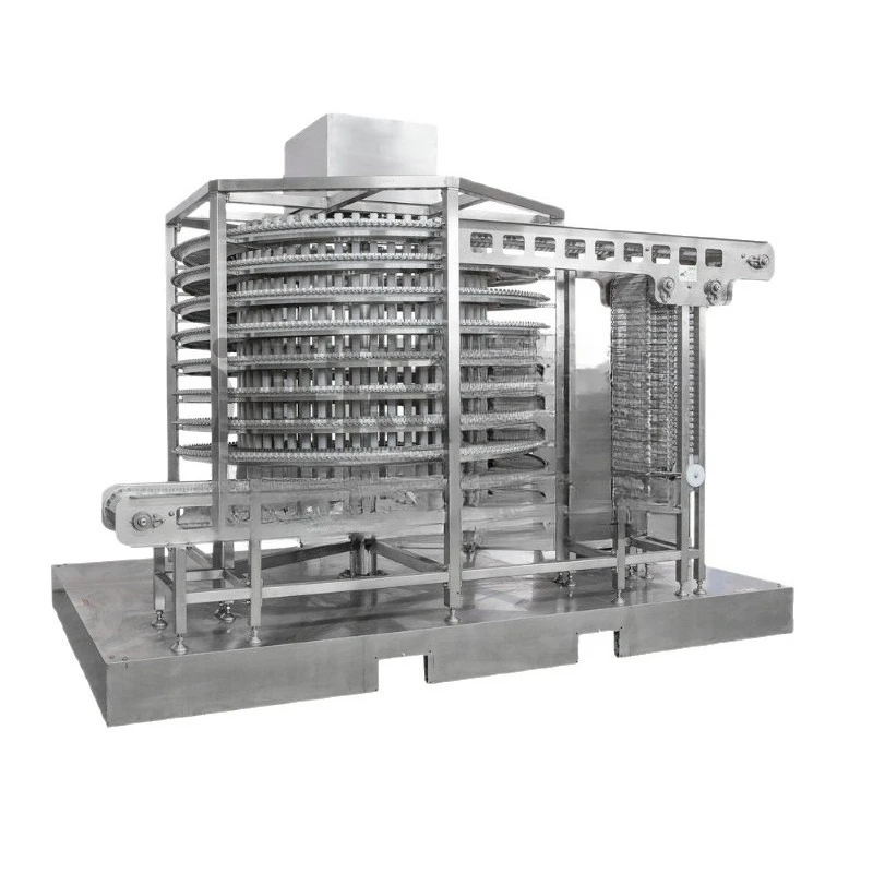 Food grade single/double helix quick freezer