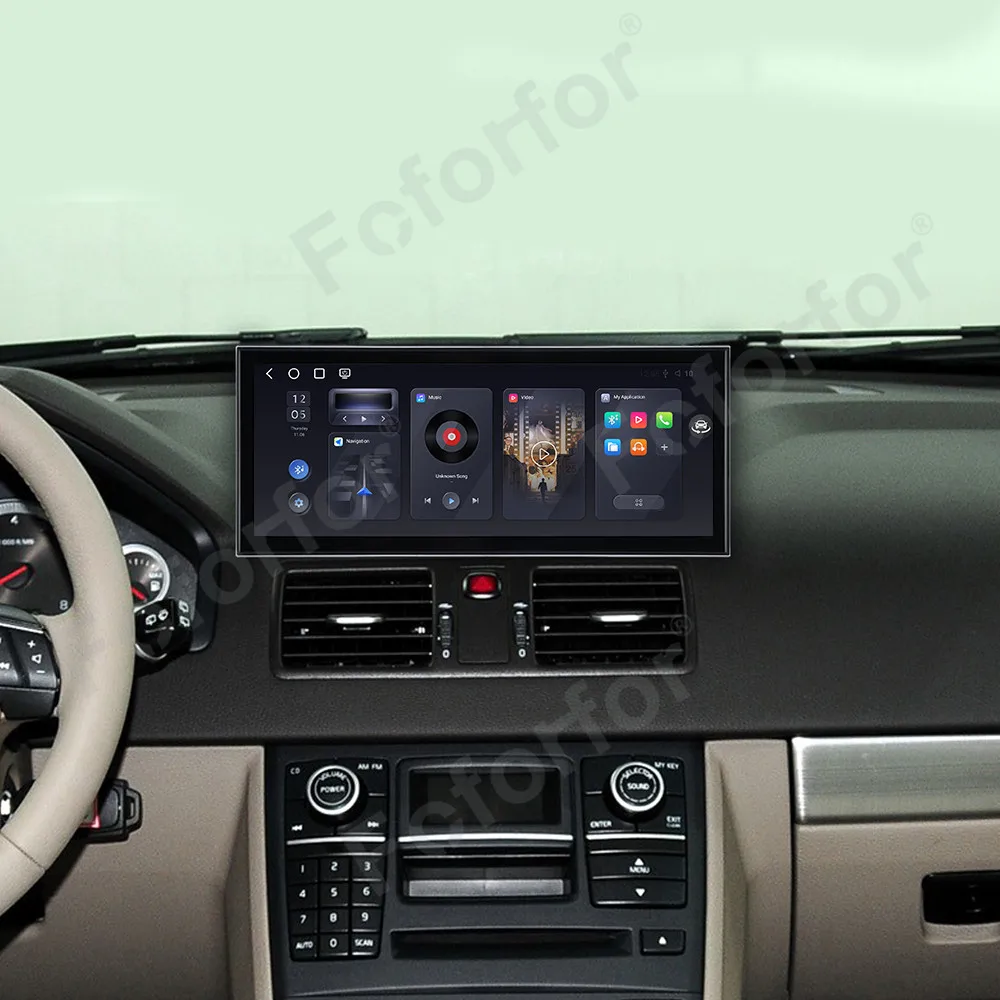Reproductor Multimedia Android 15 con Pantalla de 15.8 Pulgadas, Radio para Auto para Volvo XC90 2002-2014, Qualcomm CarPlay, GPS, Navegación, Host Estéreo, DSP