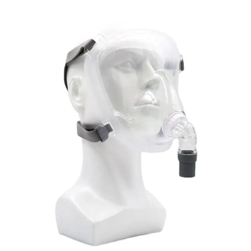 Latest high-end protective full-face silicone mask, liquid-coated plastic head-mounted respirator