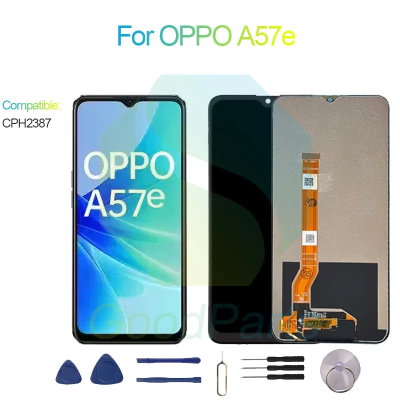 

For OPPO A57e LCD Display Screen 6.56" CPH2387 A57e Touch Digitizer Assembly Replacement