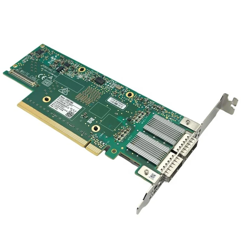 

NVIDIA MCX653106A-HDAT Карта сетевого интерфейса Ethernet 200 Гбит/с Двухпортовая QSFP56 PCIe 4.0 X16 ConnectX-6 VPI
