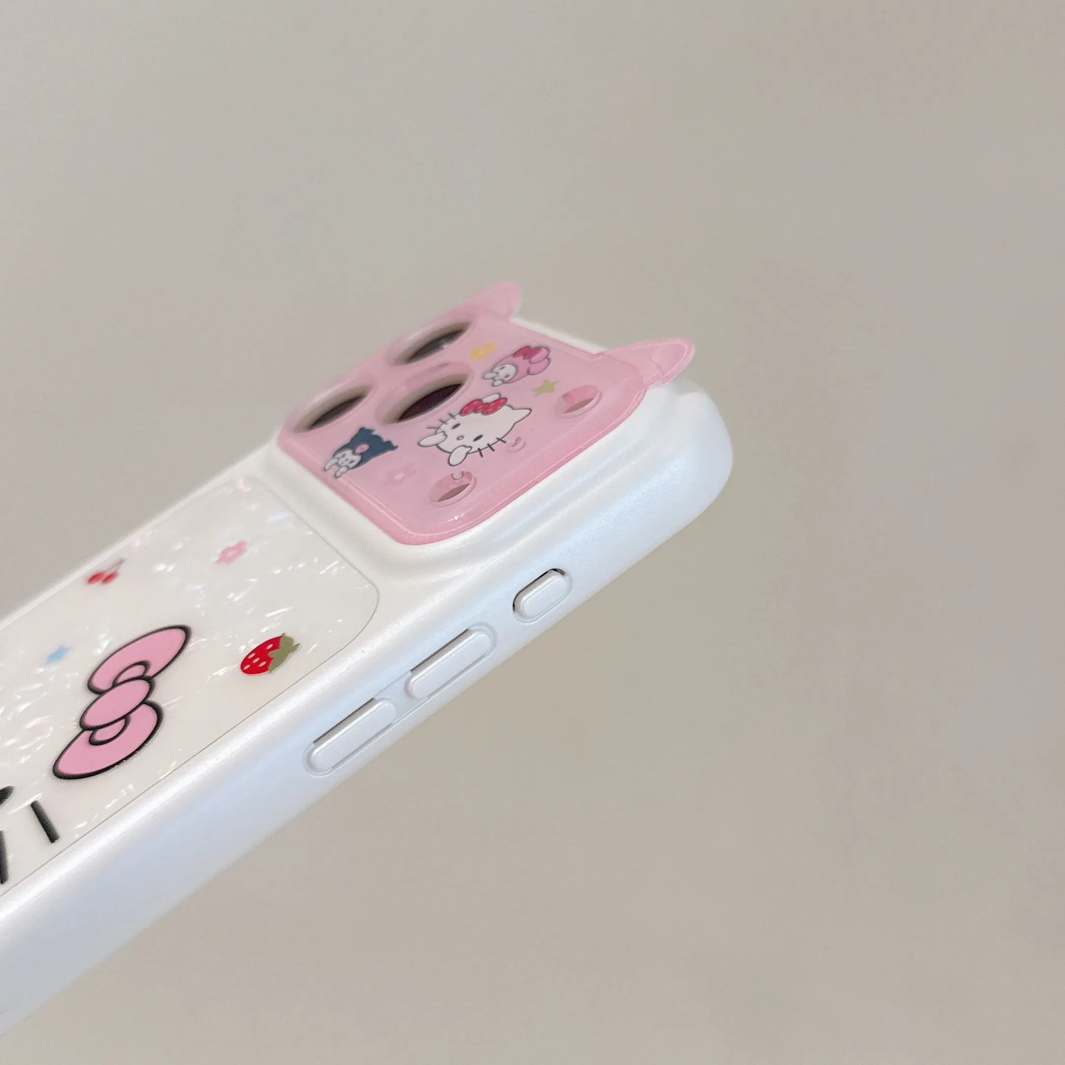 Cute Cartoon Y2K Hello Kitty Mobile Phone Case for IPhone 17 Pro Max 17 Pro 16 Pro Max 17 16 15 Pro Max Phone Case view 5