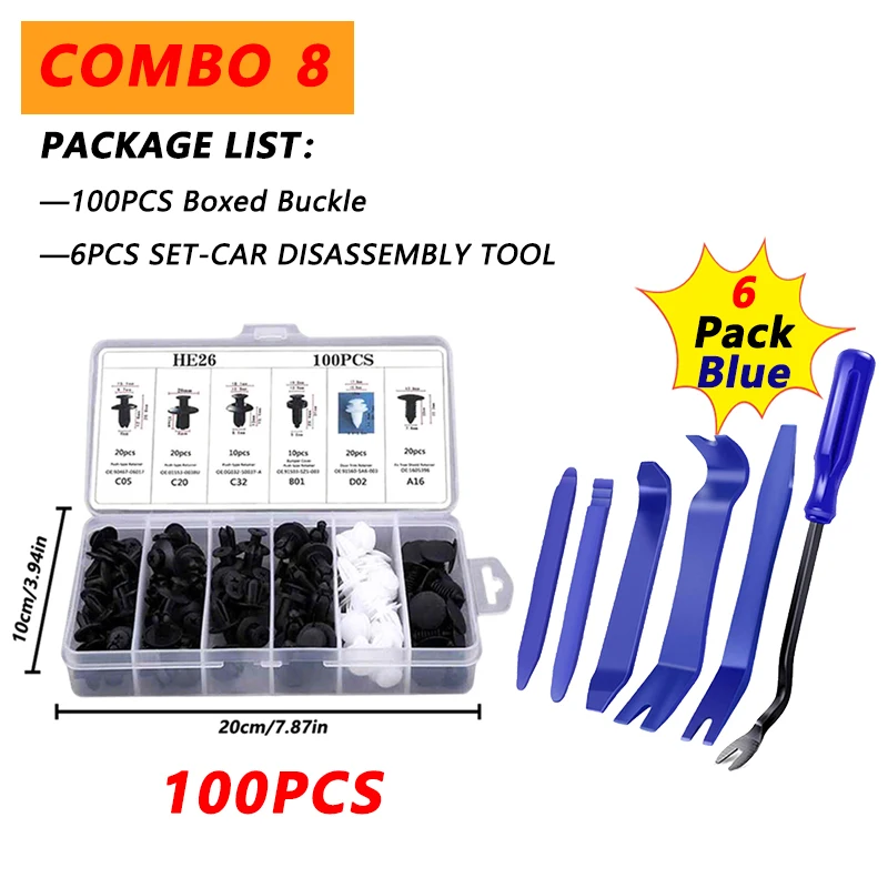 Auto Handgereedschap Set Auto Demontage Gereedschapsset Stereo Reparatie DVD Reparatie Tool Dashboard Removal Tool Interieur Plastic Trim Panel