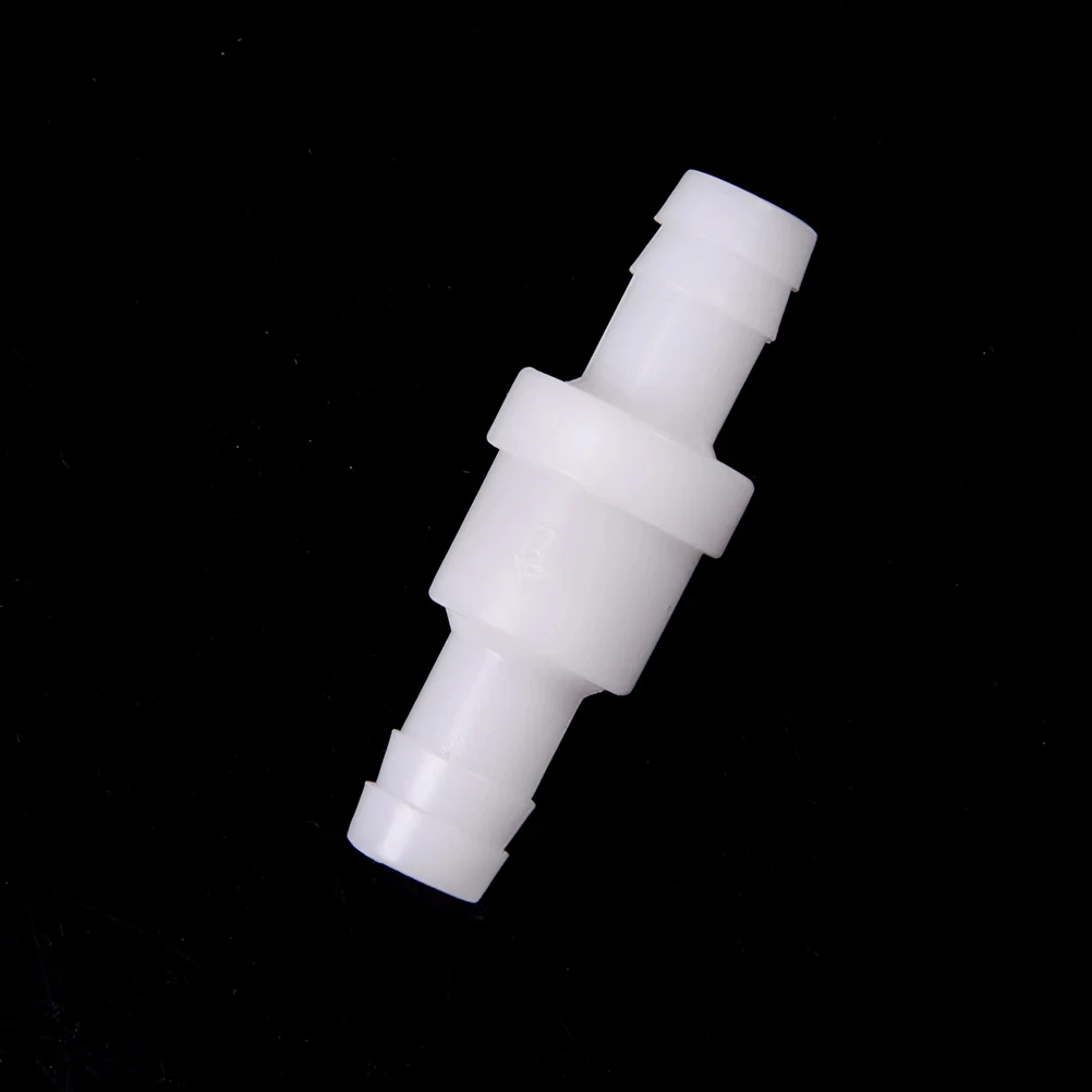 1PC 4/6/8/10/12mm Plastic One Way Non Return Fluids Check Valve For Fuel Gas Liquid Home Improvement Parts